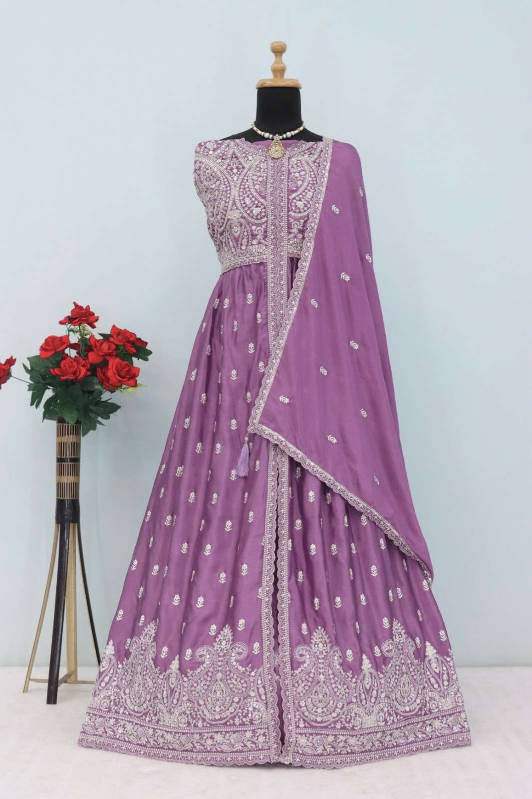 10136 VOL 39 COLOURS BOUTIQUE HEAVY WORK GOWN 3 PIECE SUIT WEDDING TYPE WHOLESALER